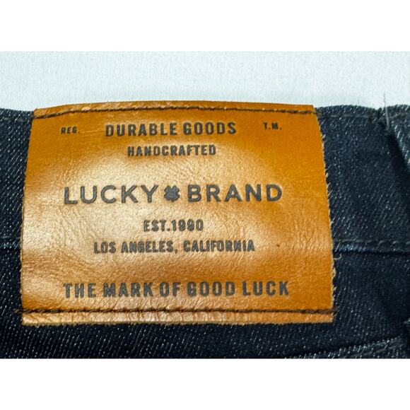 Lucky Brand Men's 221 Straight Leg Blue Denim Jeans - Size 38x29 - Picture 3 of 7